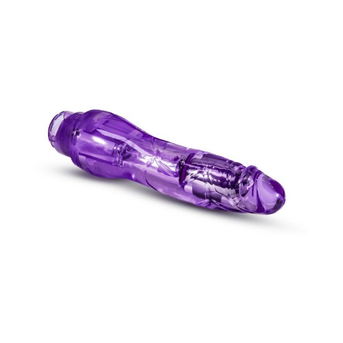 Naturally Yours Fantasy Vibe 8.5 in. Vibrating Dildo Purple