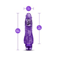 Naturally Yours Fantasy Vibe 8.5 in. Vibrating Dildo Purple