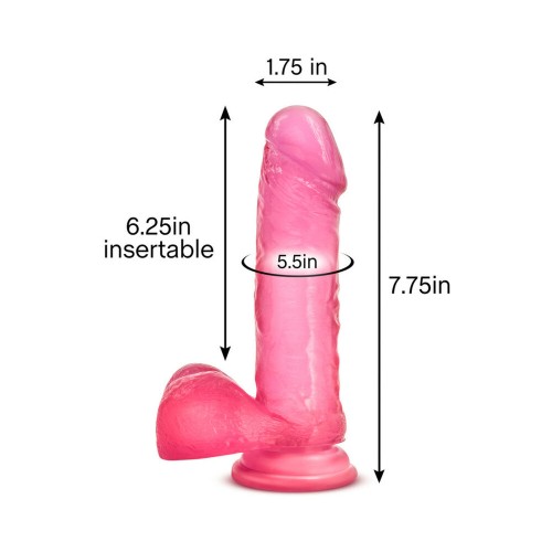 Dildo Realista B Yours Sweet 'n Hard 2 de 7.75 in. Rosa