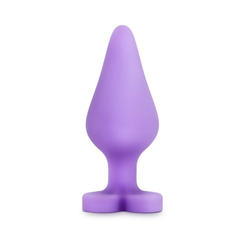 Play with Me Corazones de Caramelo Traviesos 'Hazme Ahora' Plug Anal Morado