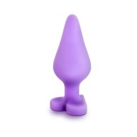 Play with Me Corazones de Caramelo Traviesos 'Hazme Ahora' Plug Anal Morado