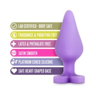 Play with Me Corazones de Caramelo Traviesos 'Hazme Ahora' Plug Anal Morado