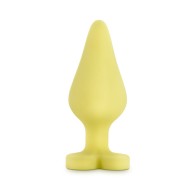 Plug Anal Spank Me Corazones de Caramelo Traviesos Amarillo