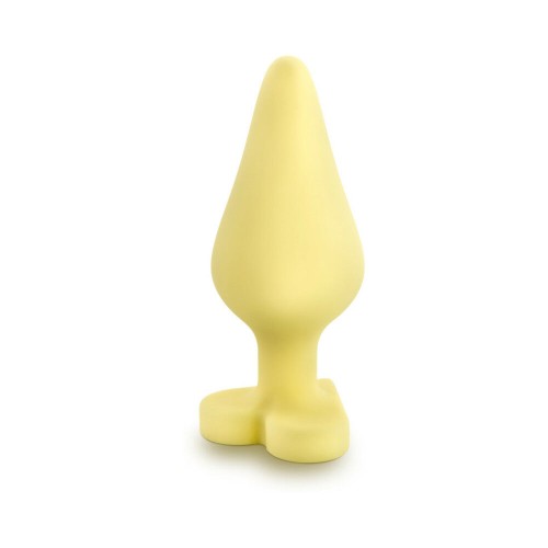 Plug Anal Spank Me Corazones de Caramelo Traviesos Amarillo