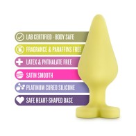 Plug Anal Spank Me Corazones de Caramelo Traviesos Amarillo