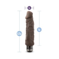 Dildo Vibrador de Densidad Doble Au Naturel Home Wrecker 9.5 in. Marrón