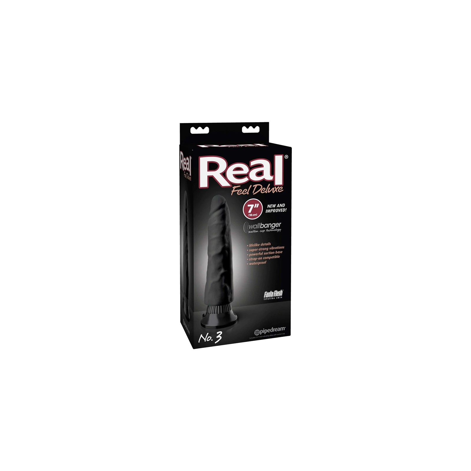 Pipedream Real Feel Deluxe Vibrating Dildo with Suction Cup