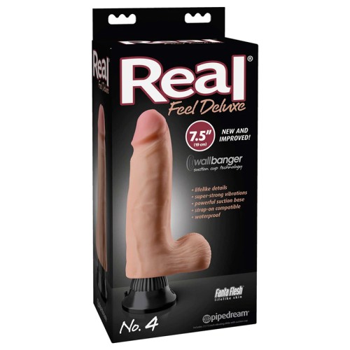 Dildo Vibrador Real Feel Deluxe No. 4 - Placer Realista