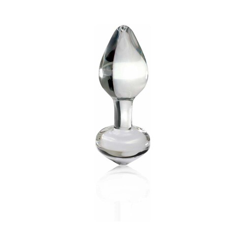 Plug Anal de Cristal Pipedream Icicles No. 44 3.25 in. Transparente