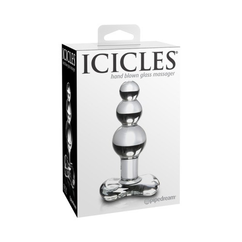 Pipedream Icicles No. 47 Glass Anal Plug - Luxurious Pleasure