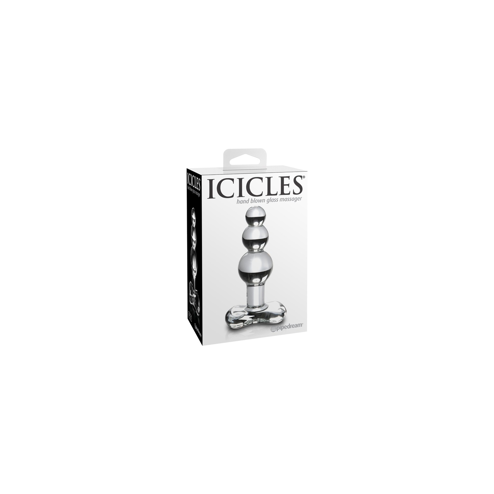 Pipedream Icicles No. 47 Plug Anal de Vidrio - Placer Lujoso