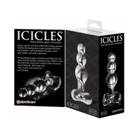 Pipedream Icicles No. 47 Glass Anal Plug - Luxurious Pleasure