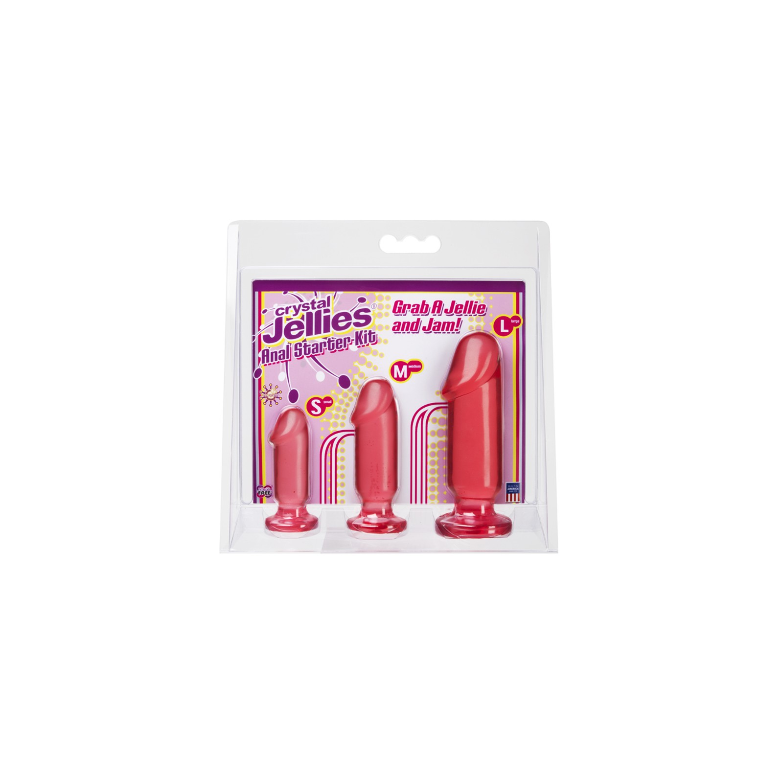 Crystal Jellies Anal Starter Kit Pink for Beginners