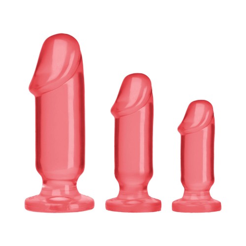 Crystal Jellies Anal Starter Kit Pink for Beginners