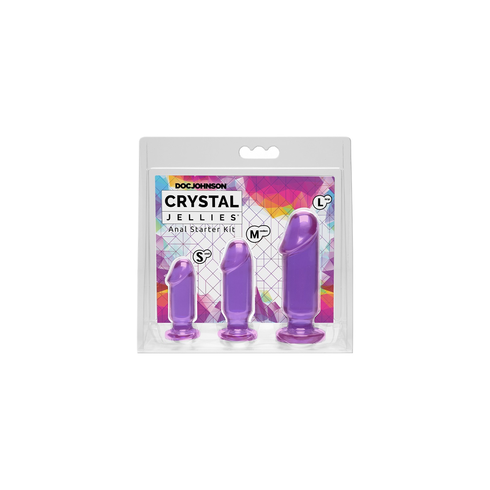 Crystal Jellies Anal Starter Kit Purple