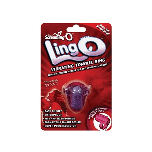 Screaming O LingO Vibrating Tongue Ring Oral Enhancement