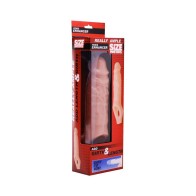 Size Matters Really Ample Penis Enhancer Sheath White