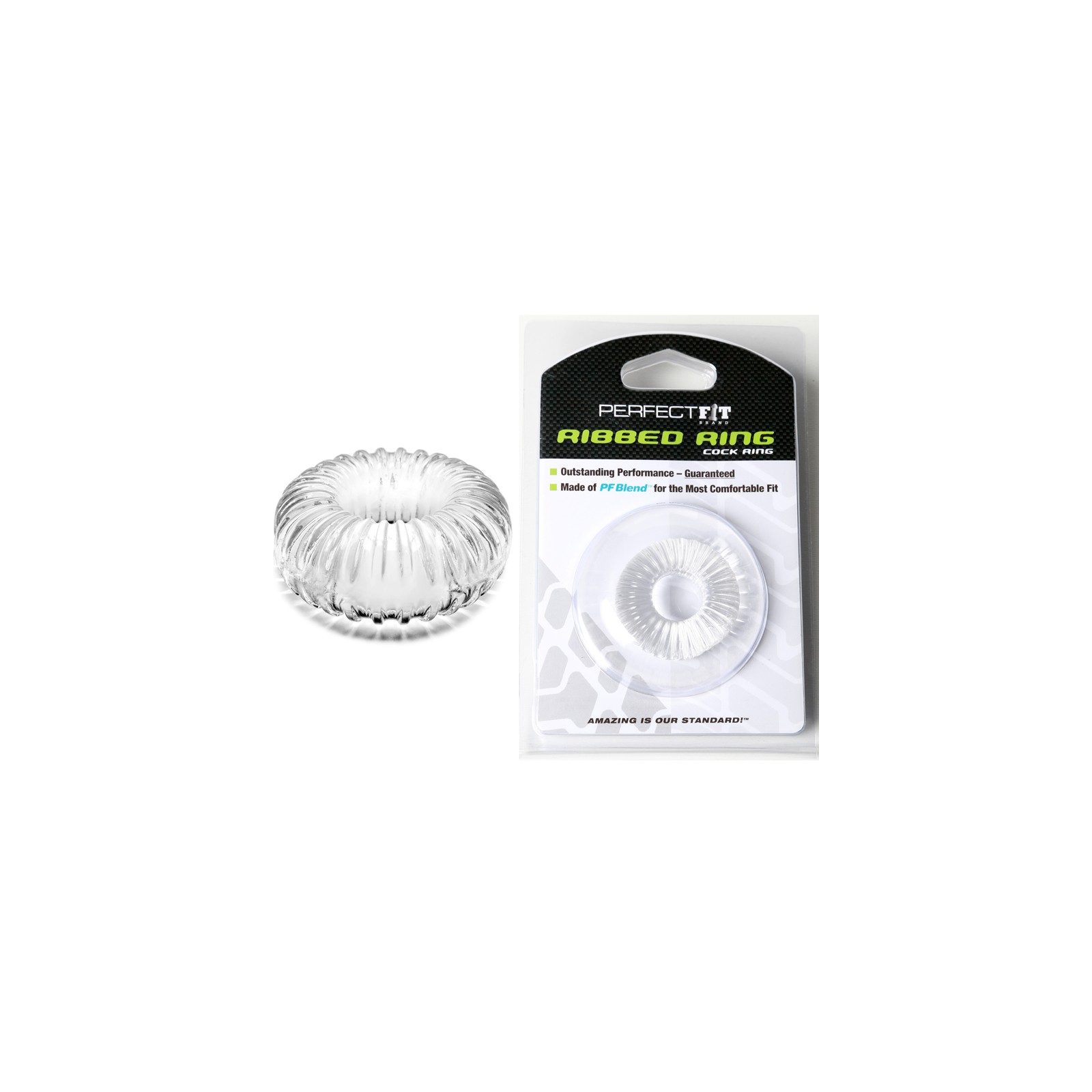 Ribbed Comfort Ring for Enhanced Pleasure