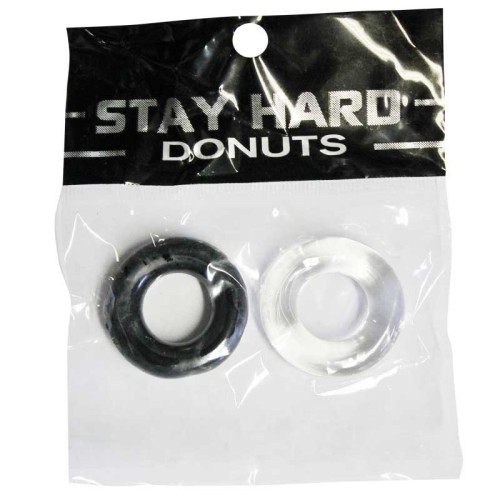 Donuts Power Stretch SI 2pk Negro/Transparente