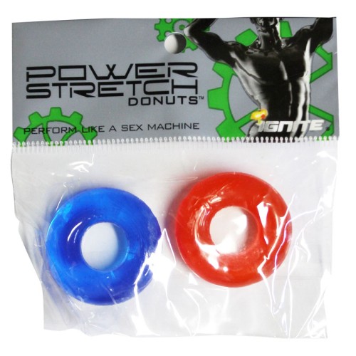 SI Power Stretch Donuts - 2-Pack Red and Blue