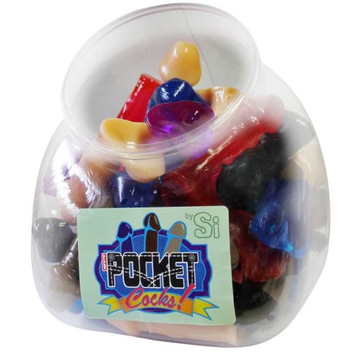 Pocket Cocks de 3 in. Bowl de 30 - Recuerdos Divertidos para Fiestas