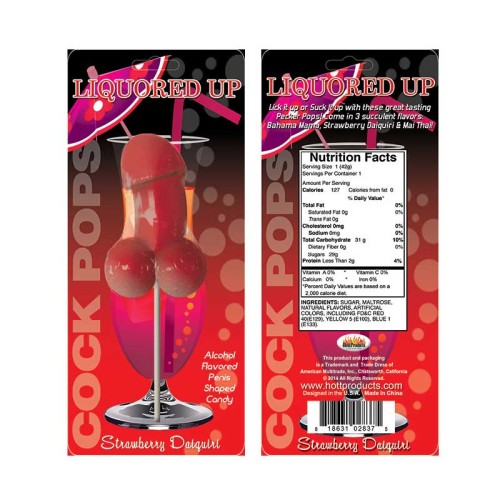 Liquored Up Cock Pop - Strawberry Daiquiri