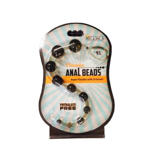 SI Classic Anal Beads Black