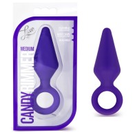 Luxe Candy Rimmer Medium Silicone Anal Plug Purple