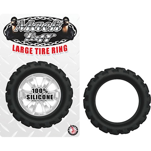 Mack Tuff Tire Large Silicone Cockring Black