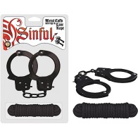 Sinful Metal Cuffs with Keys