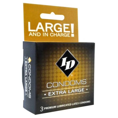 ID Extra Large Condom Pack of 3