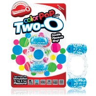 Screaming O Two-O Color Pop Blue - Vibrating Ring