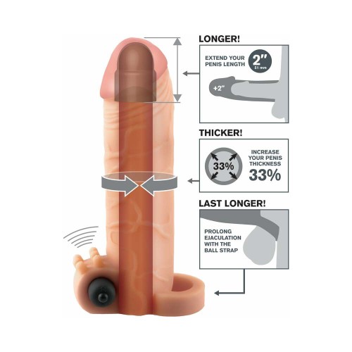 Pipedream Fantasy X-tensions Vibrador Realista de Extensión