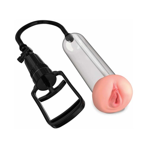 Pipedream Pump Worx - Bomba de Vaginal para Principiantes - Beige/Transparente