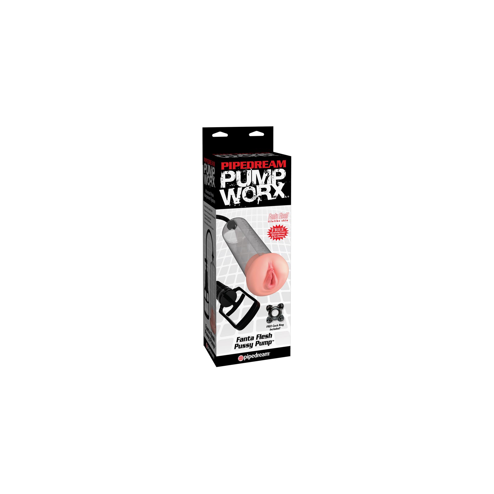 Pipedream Pump Worx Pump de Vagina Fanta Flesh Beige