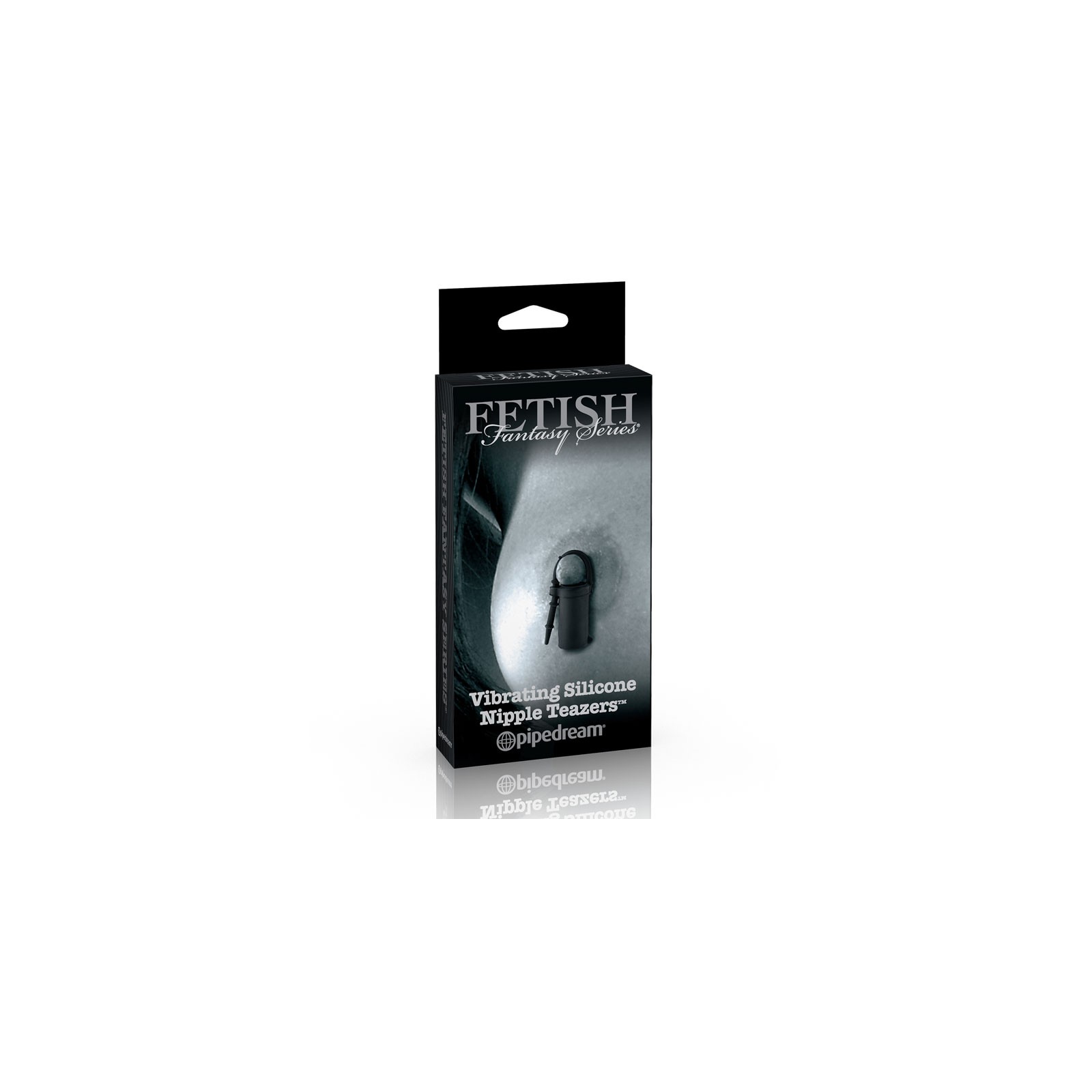 Pipedream Fetish Fantasy Vibrating Silicone Nipple Teazers Black