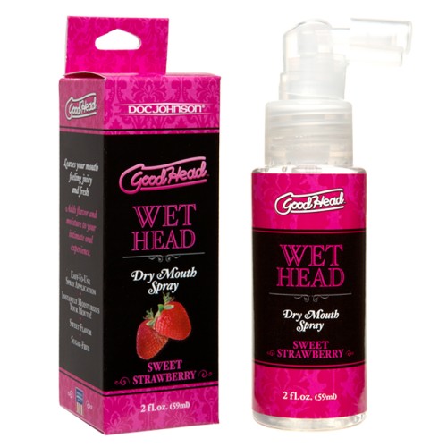 GoodHead Spray para Boca Seca Sabor Fresa para Placer Oral