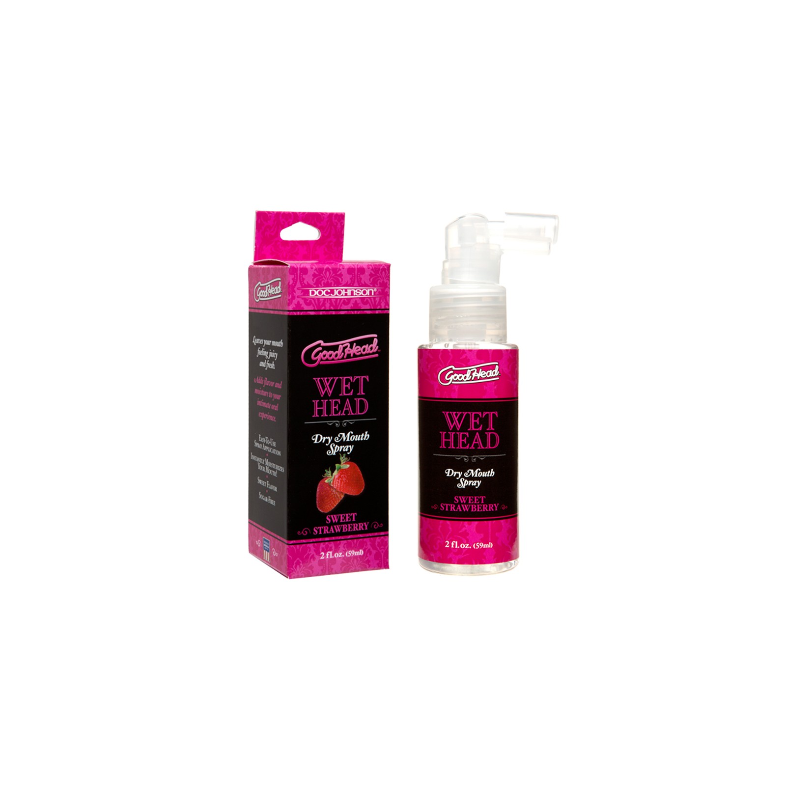 GoodHead Juicy Strawberry Dry Mouth Spray for Oral Pleasure