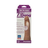 Dong Thin de 7 Pulgadas Vac-U-Lock para Placer Intenso