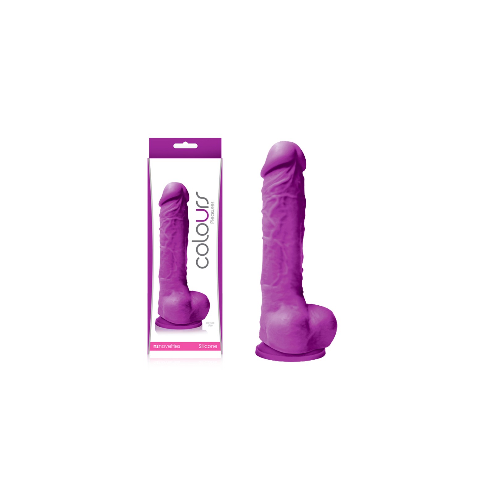 Colours Pleasures 5-inch Purple Dildo for Fun