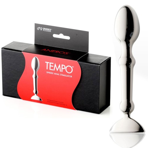 Aneros Tempo Stainless Steel Anal Stimulator - Unisex Design