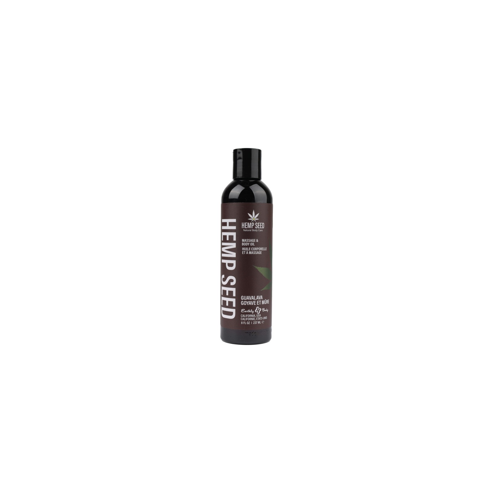 Earthly Body Hemp Seed Massage Oil for Soothing Touch