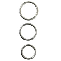 Sportsheets Metal O-Ring 3-Pack Silver