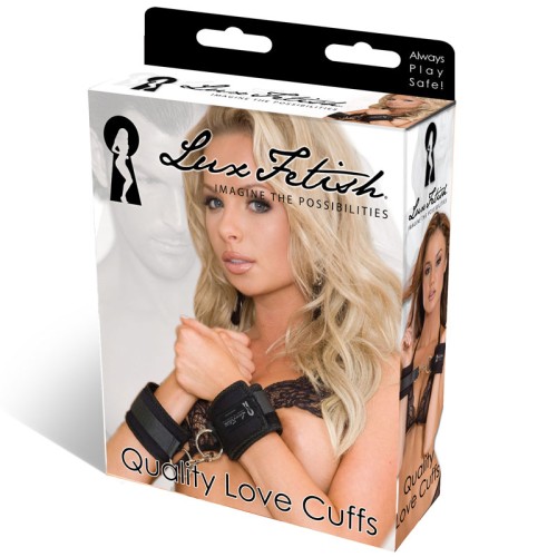 Grilletes Lux Fetish Love Cuffs para Restricción Sensual | Diseño Cómodo