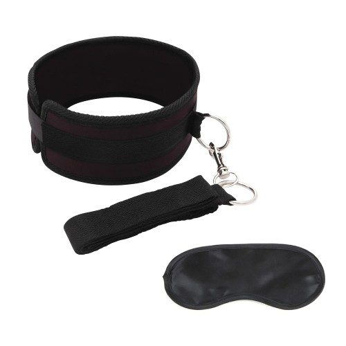 Lux Fetish Collar and Leash Set - Perfect for Role Play