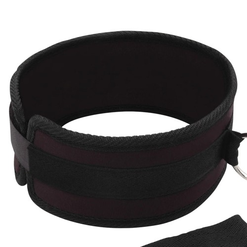 Lux Fetish Collar and Leash Set - Perfect for Role Play