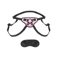 Lux Fetish Pretty in Pink Strap-On Harness