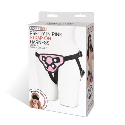 Arnés Strap-On Lux Fetish Pretty in Pink