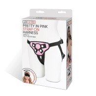 Lux Fetish Pretty in Pink Strap-On Harness