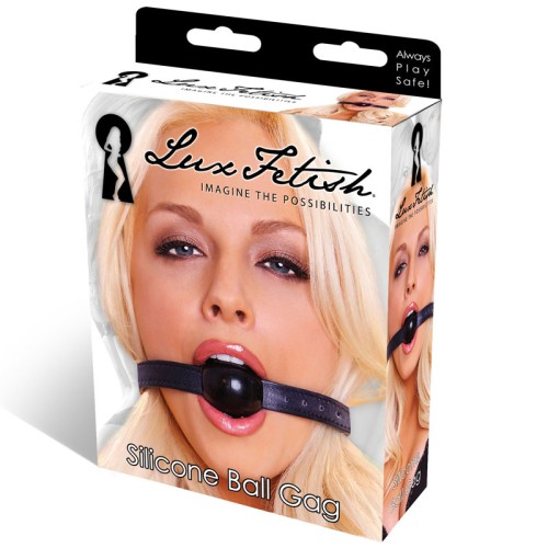 Gag de Silicona Lux Fetish para Aventuras BDSM